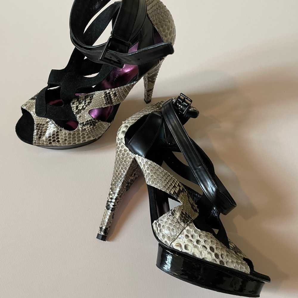 Barbara Bui Snakeskin sandals